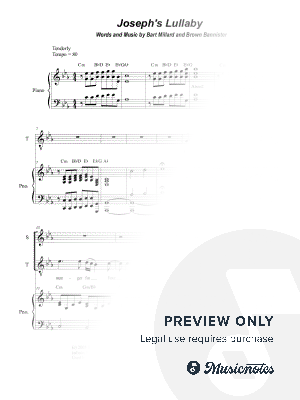 Joseph's Lullaby (2-part choir - (Soprano and Tenor)