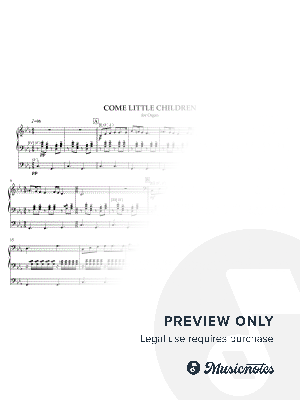 Come Little Children - Sarah's Theme [Organ]