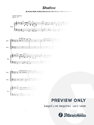 Shallow (Brass Quartet and Piano - Alternate Version)