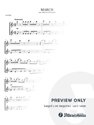 March (from The Nutcracker) for flute duet