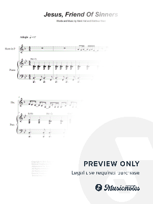 Jesus, Friend of Sinners (French Horn solo and Piano)