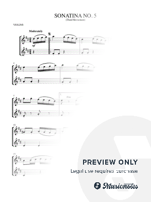 Sonatina No. 5 (Third Movement)