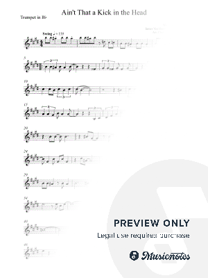 Ain't That a Kick in the Head - Dean Martin - Trumpet (full version)