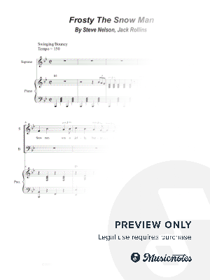 Frosty the Snowman (SATB)