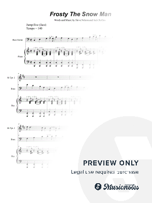 Frosty the Snowman (Brass Quartet and Piano - Jazz arrangement)