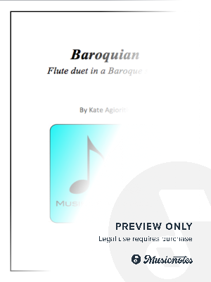 Baroquian - Flute Duet in a Baroque Style