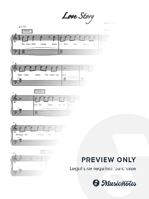Love Story (early intermediate piano)