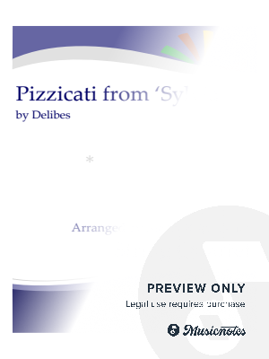 Pizzicati from ’Sylvia’ - string quartet