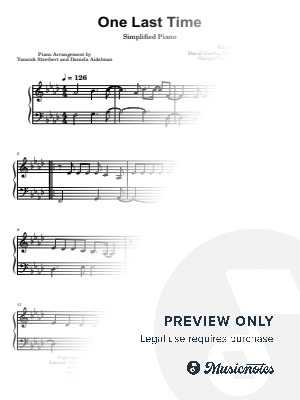 One Last Time [simplified]