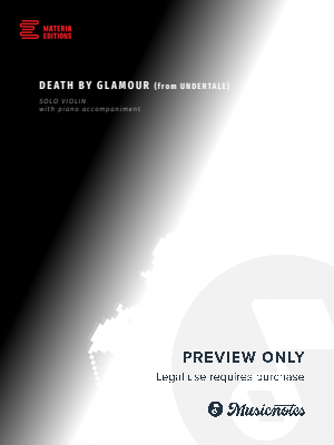 Death by Glamour (from UNDERTALE) (for Solo Violin with Piano Accompaniment)