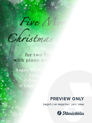 Five More Christmas Songs for two Trumpets with Piano Accompaniment