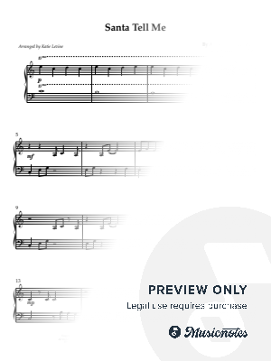 Santa Tell Me [beginner, 2 pages]