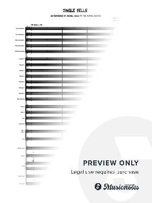 Jingle Bells Jazz Ensemble Arrangement - Michael Buble (feat. The Puppini Sisters Ver.) - Score And Parts
