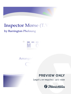 Theme From Inspector Morse - clarinet quintet