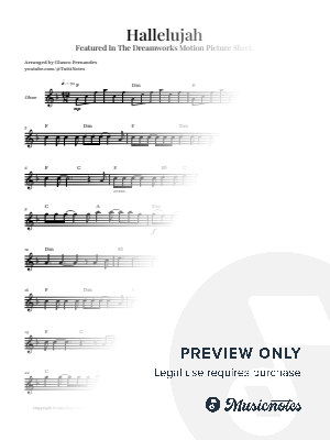 Hallelujah - Leonard Cohen | OBOE SOLO