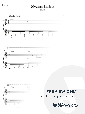 Swan Lake (EASY PIANO)