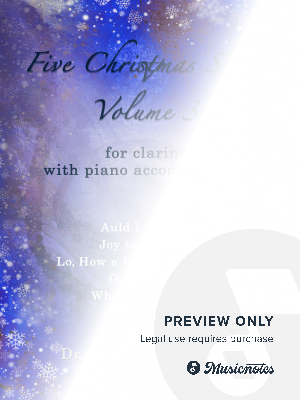 Five Christmas Songs for Clarinet - volume 3
