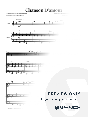 Chanson D'Amour | FLUTE & PIANO