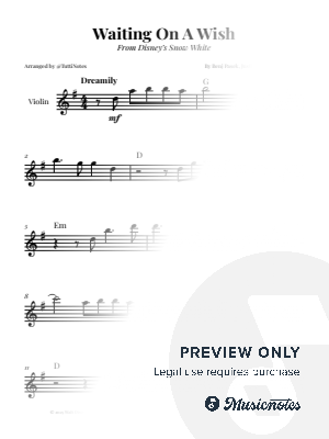Waiting on a Wish | EASY VIOLIN SOLO