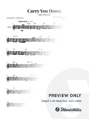 Carry You Home by Alex Warren | FLUTE SOLO