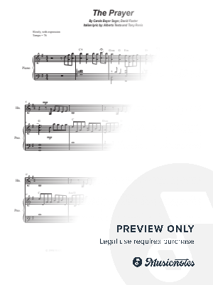 The Prayer (French Horn solo and Piano)