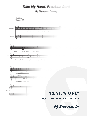Precious Lord, Take My Hand (Duet for Soprano and Tenor solo)