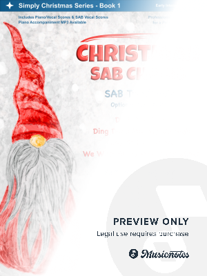Christmas SAB Choirs Book 1