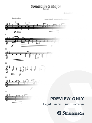 Diabelli Simple Sonata for Solo Violin