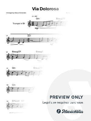 Via Dolorosa - Sandi Patty | Bb TRUMPET SOLO (with Chords)