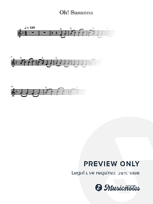 Oh, Susanna! for violin and piano