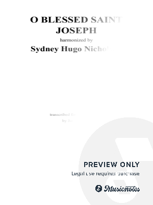 Nicholson: O Blessed Saint Joseph (Alternate)
