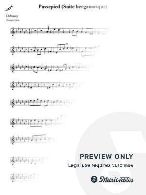 Passepied (Suite bergamasque) - Debussy (Trumpet Solo)