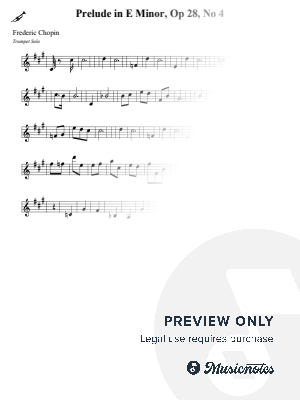 Prelude in E Minor, Op 28, No 4 - Frederic Chopin (Trumpet Solo)