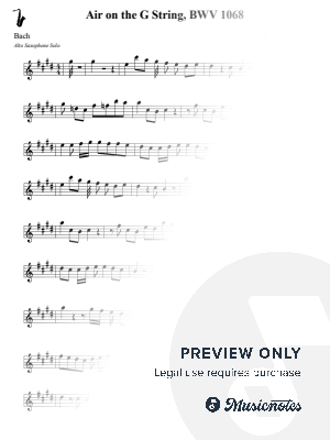 Air on the G String, BWV 1068 - Bach