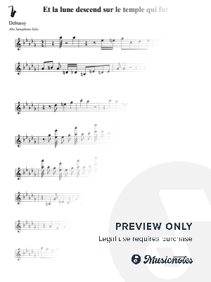 Et la lune descend sur le temple qui fut - Debussy