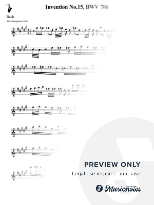 Invention No.15, BWV 786 - Bach