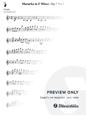 Mazurka in F Minor, Op.7 No.3 - Chopin