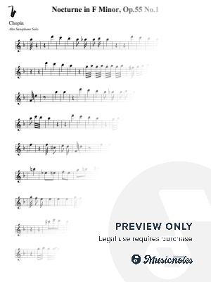 Nocturne in F Minor, Op.55 No.1 - Chopin