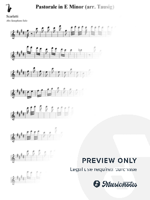 Pastorale in E Minor (arr. Tausig) - Scarlatti