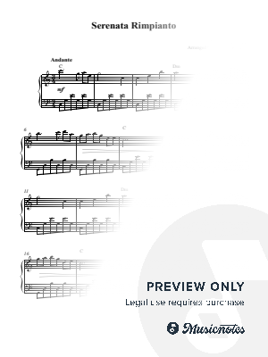 Serenata Rimpianto (Op.6 No.1)