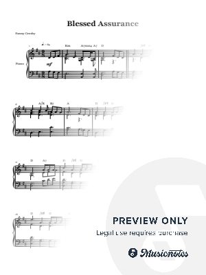 Blessed Assurance | Piano Solo with Chords (Intermediate)