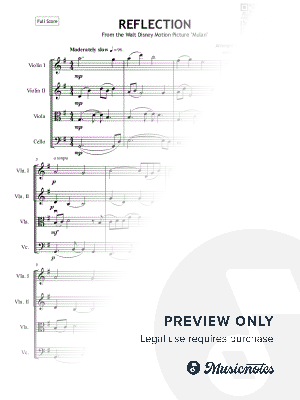 Reflection by Norbert Kurunci - Sheet Music