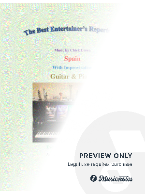 "Spain" for Guitar and Piano (with Improvisation)