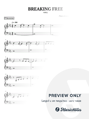 Breaking Free by PHianonize - Sheet Music