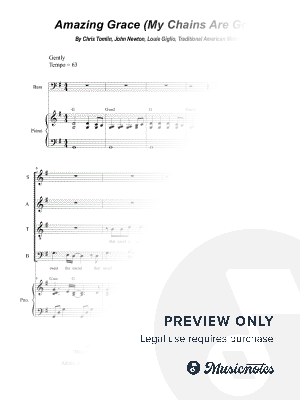 Amazing Grace (My Chains Are Gone) (SATB)