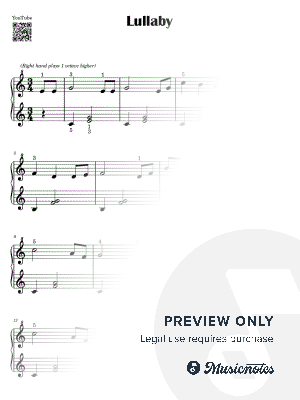 Lullaby I Brahms I Easy Piano Tutorial Sheet Music for Beginners I Slow I Nuty