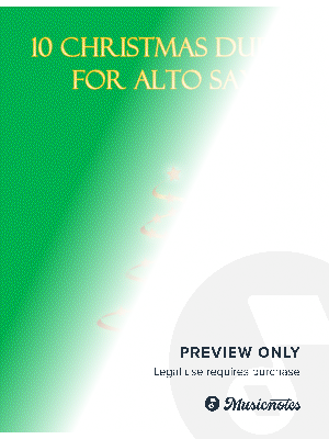10 Christmas Duets for alto sax (Vol. 1)