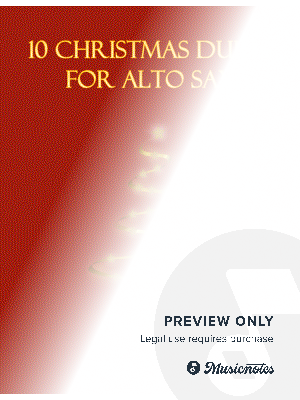 10 Christmas Duets for Alto Sax (Vol. 2)