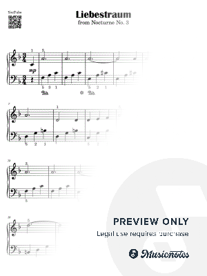 Liebestraum I Love Dream I from Nocturne No. 3 I Liszt I Easy Piano Tutorial Sheet Music I Slow