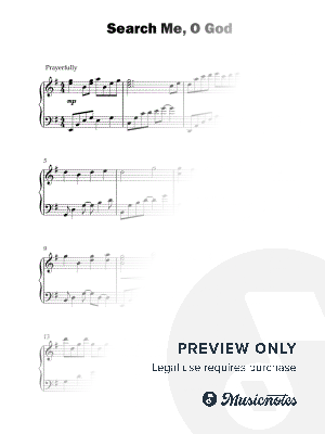 Search Me, O God (Intermediate)